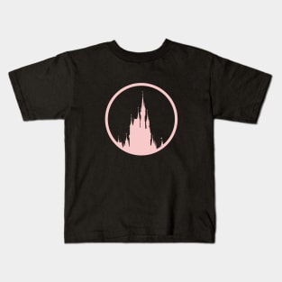 Millennial Pink Magic Castle Kids T-Shirt